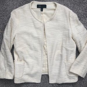 Tweed Blazer with gold threading